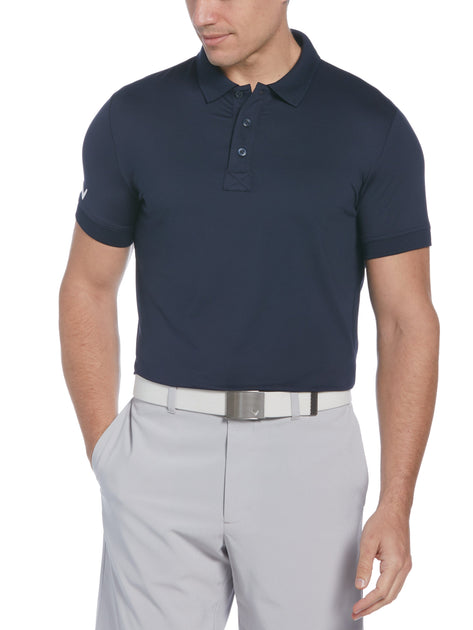 Mens Callaway X Series Solid Ribbed Polo | Callaway Apparel