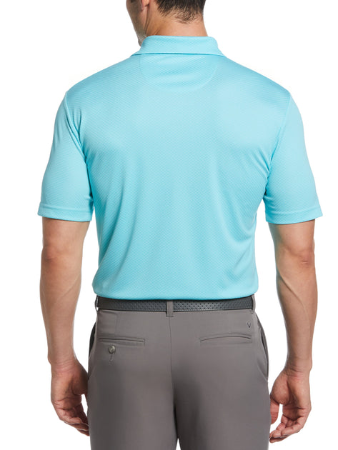 Mens Pro Spin Chevron Jacquard Golf Polo