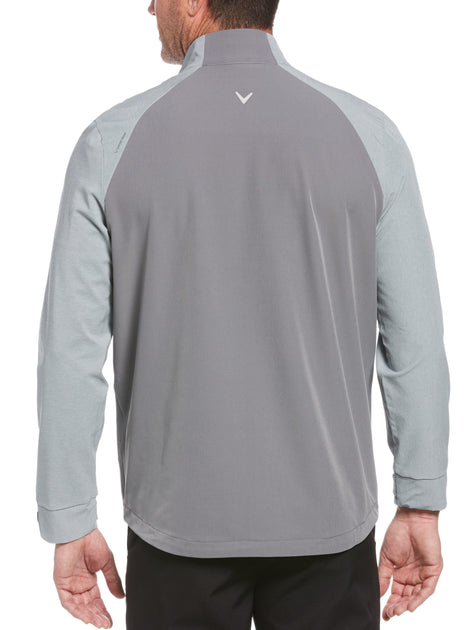 Mens Swing Tech™ Blocked 1/4 Zip Golf Windbreaker | Callaway Apparel