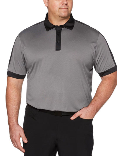 Big & Tall Birdseye Color Block Polo-Polos-Callaway