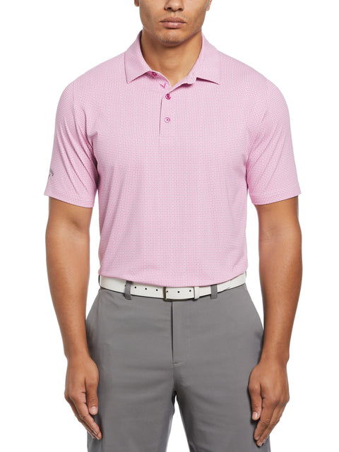 Big & Tall Chevron Foulard Print Golf Polo-Polos-Callaway