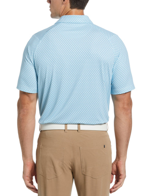 Big & Tall Chevron Printed Polo-Polos-Callaway