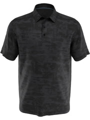 Big & Tall Digital Heather Camo Jacquard Print Golf Polo-Polos-Callaway