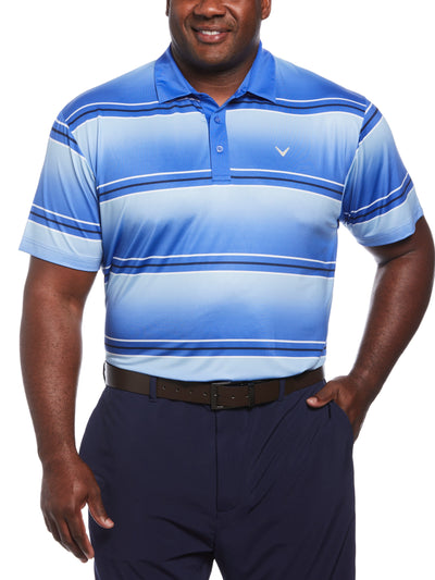 Big & Tall Energized Stripe Golf Polo-Polos-Callaway