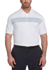 Big & Tall Engineered Space Dyed Chest Stripe Jacquard Polo-Polos-Callaway