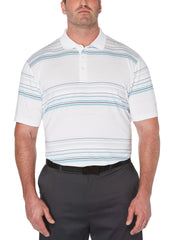 Big & Tall Fine Line Roadmap Stripe Polo-Polos-Callaway