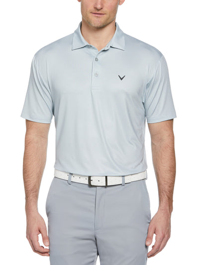 Big & Tall Gingham Print Golf Polo-Polos-Callaway