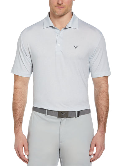 Big & Tall Heather Geo Print Golf Polo-Polos-Callaway