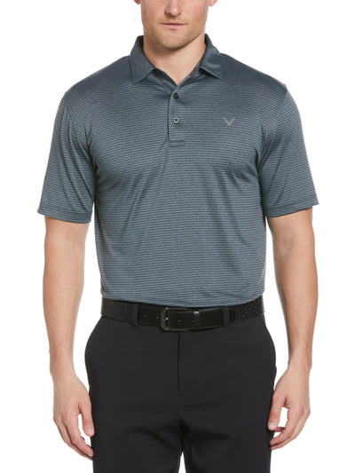 Big & Tall Heather Micro Stripe Golf Polo-Polos-Callaway