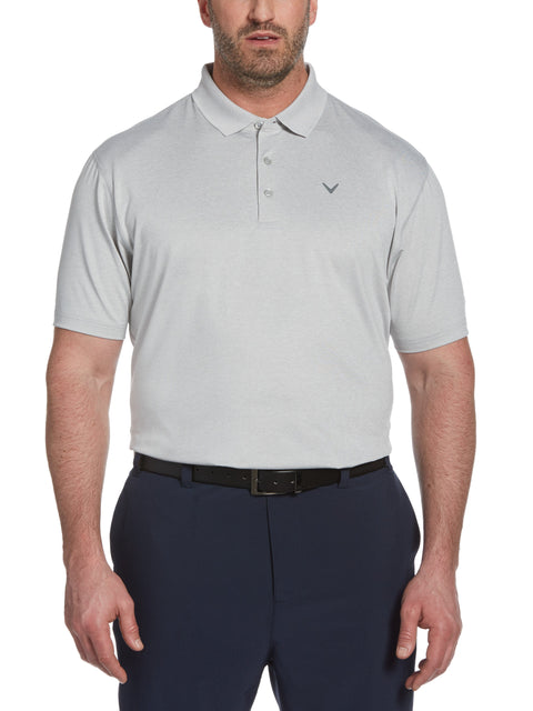 Big & Tall Heathered Polo-Polos-Callaway