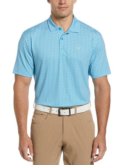 Big & Tall Herringbone Print Polo-Polos-Callaway