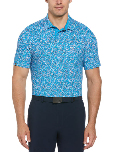 Big & Tall Hex Confetti Print Golf Polo-Polos-Callaway