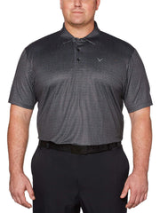 Big & Tall Houndstooth Printed Polo Polos