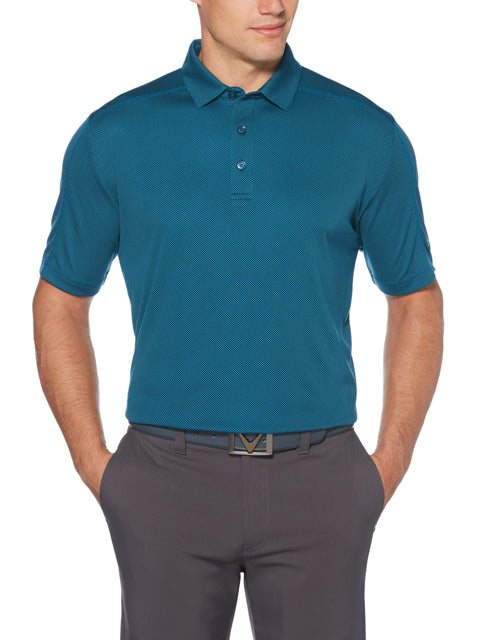 Big & Tall Jacquard Swing Tech Polo-Polos-Callaway