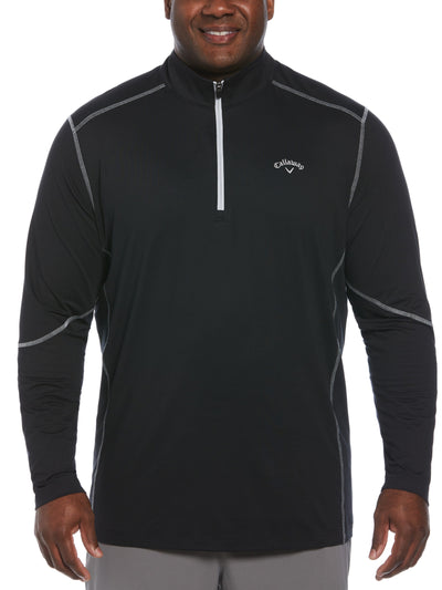 Big & Tall Lightweight 1/4 Zip Pullover-Pullovers-Callaway