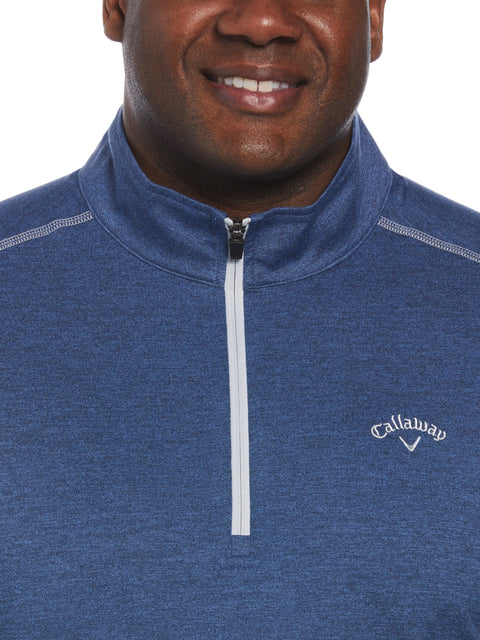 Big & Tall Lightweight 1/4 Zip Pullover-Pullovers-Callaway