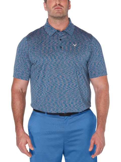 Big & Tall Marled Jacquard Polo-Polos-Callaway