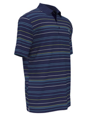 Big & Tall Mosaic Stripe Golf Polo-Polos-Callaway