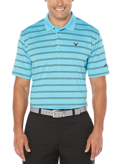 Big & Tall Opti-Dri Striped Polo-Polos-Callaway Apparel