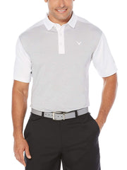 Big & Tall Opti-Stretch Color Blocked Polo-Polos-Callaway Apparel