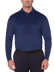 Big & Tall Performance Long Sleeve Polo Polos