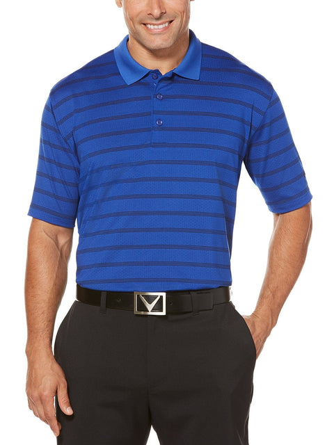 Big & Tall Performance Stripe Polo-Polos-Callaway