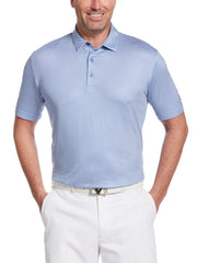 Big & Tall Printed Gingham Polo-Polos-Callaway