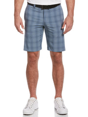 Big & Tall Printed Plaid Short-Shorts-Callaway