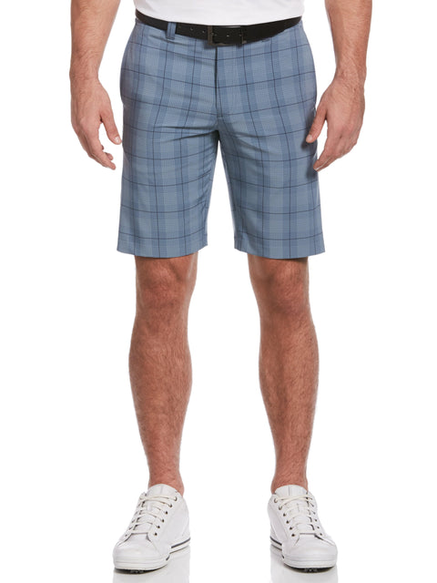 Big & Tall Printed Plaid Short-Shorts-Callaway