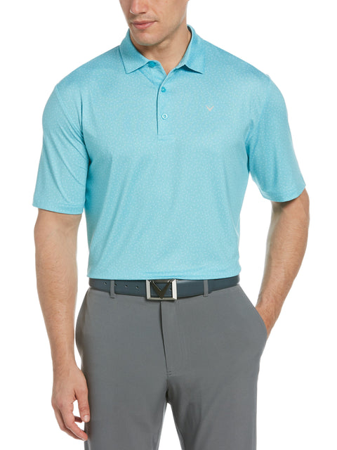 Big & Tall Printed Polo-Polos-Callaway