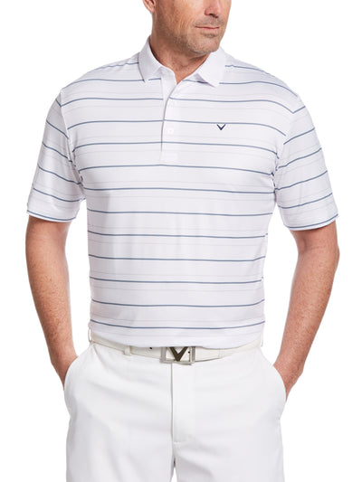 Big & Tall Printed Refined Stripe Polo-Polos-Callaway