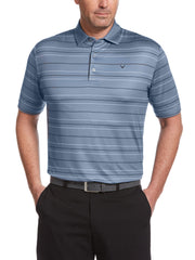 Big & Tall Printed Refined Stripe Polo-Polos-Callaway