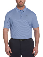 Big & Tall Fine Line Stripe Polo-Polos-Callaway