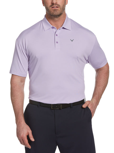 Big & Tall Fine Line Stripe Polo-Polos-Callaway