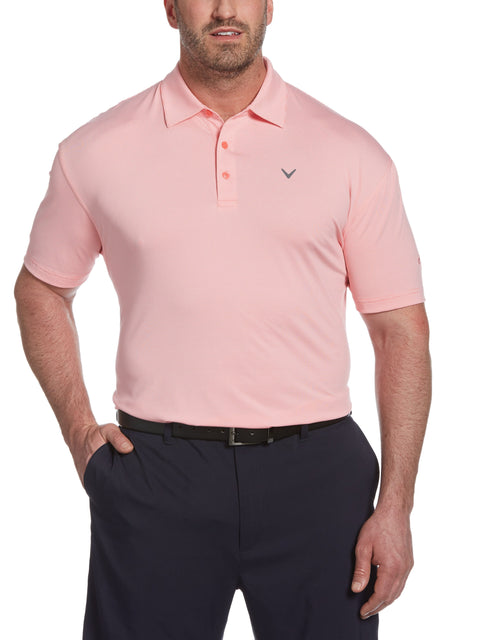 Big & Tall Fine Line Stripe Polo-Polos-Callaway