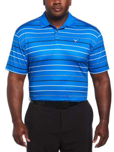 Big & Tall Roadmap Stripe Golf Polo-Polos-Callaway