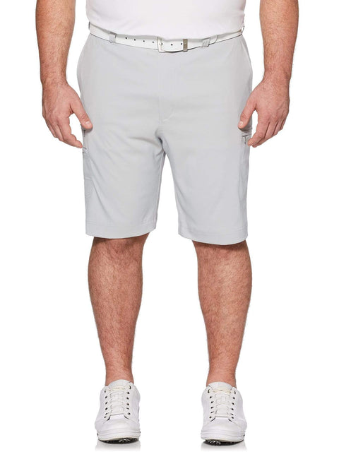 Big & Tall Stretch Solid Cargo Short with Active Waistband Shorts