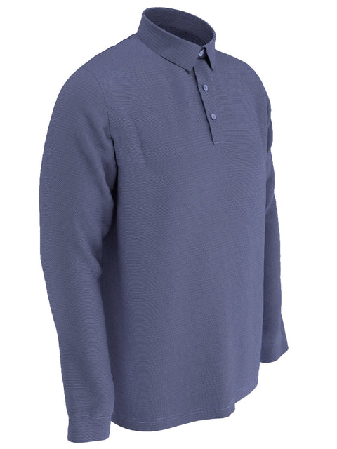 Big & Tall Swing Tech™ Essential Long Sleeve Polo-Polos-Callaway