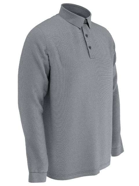 Big & Tall Swing Tech™ Essential Long Sleeve Polo-Polos-Callaway