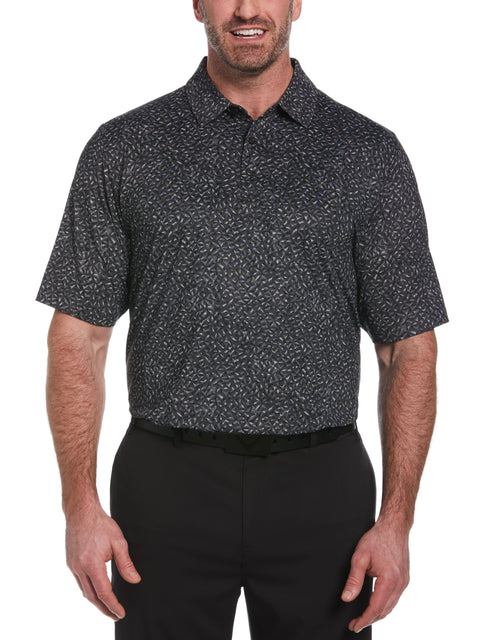 Big & Tall Swing Tech™ Ventilated Layered Print Polo-Polos-Callaway