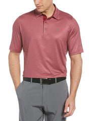 Big & Tall Tattersall Swing Tech Polo-Polos-Callaway