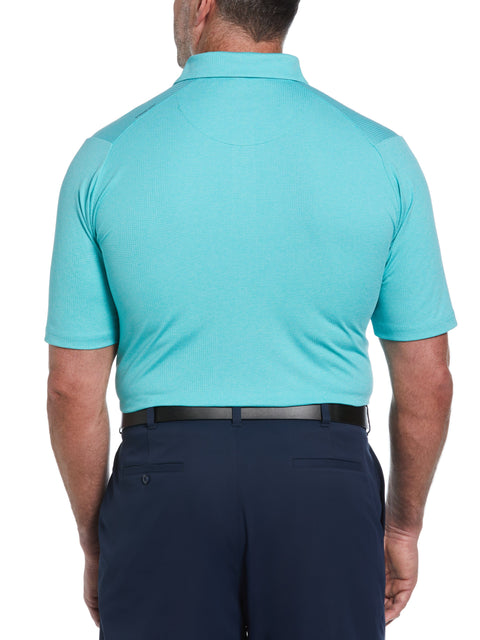 Big & Tall Ventilated Classic Jaquard Polo-Polos-Callaway