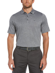 Big & Tall Ventilated Heather Jacquard Golf Polo-Polos-Callaway