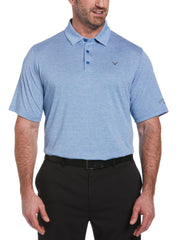 Big & Tall Ventilated Heather Jacquard Golf Polo-Polos-Callaway