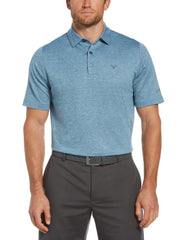 Big & Tall Ventilated Heather Jacquard Golf Polo-Polos-Callaway