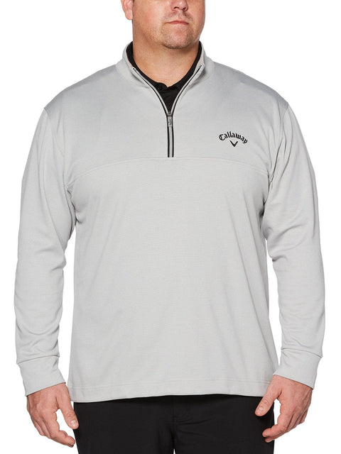 Big & Tall Waffle Fleece Pullover-Jackets-Callaway