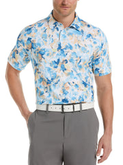 Big & Tall X-Ray Floral Print Golf Polo-Polos-Callaway