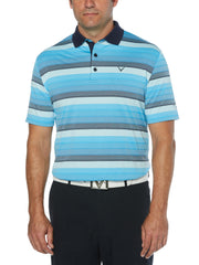 Big & Tall Yarn Dyed Gradient Oxford Polo-Polos-Callaway