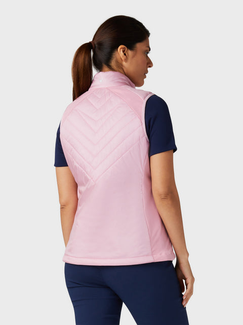 Chev Primaloft Quilted Vest (Pink Nectar) 