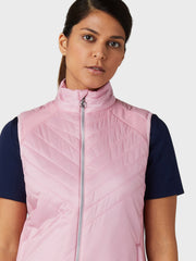 Chev Primaloft Quilted Vest (Pink Nectar) 